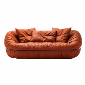 Minimalist Brown Sofa