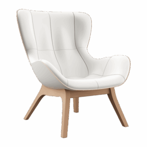 White Chair Brown